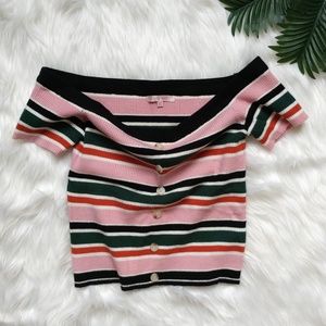 Lottie Moss Off Shoulder Top Medium